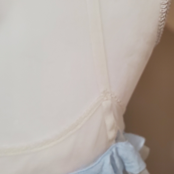 Simply vera vera wang polka dot ruffle lace trim chemise - Picture 3 of 12